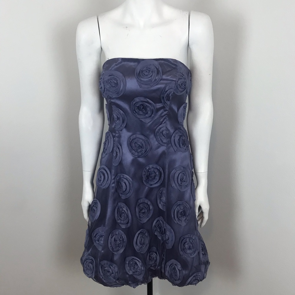 Vila purple rose bubble dress  NWT